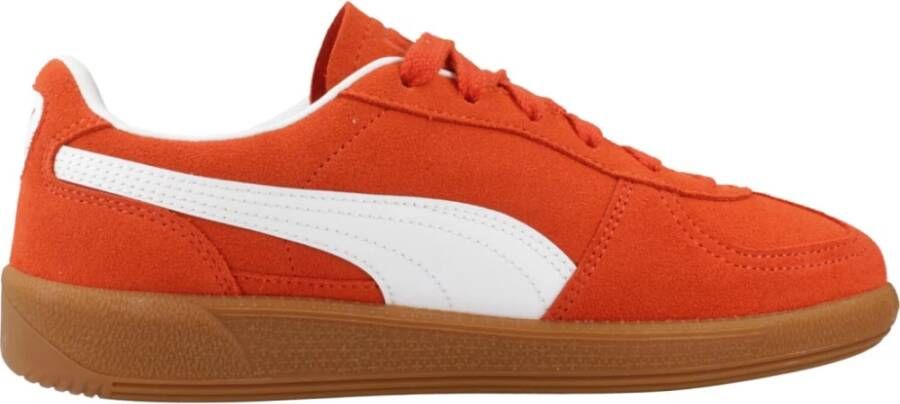 Puma Jeugd Palermo Sneakers Orange Heren