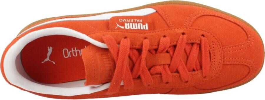 Puma Jeugd Palermo Sneakers Orange Heren