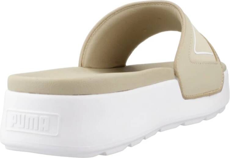 Puma Karmen Slide Sandalen Beige Heren