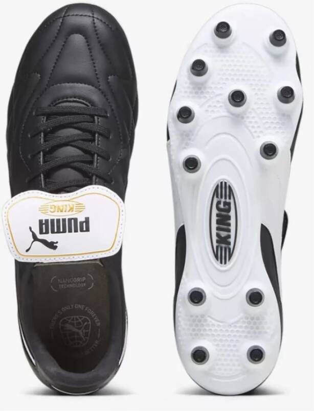 Puma King Top Fg-Ag Voetbalschoenen Zwart Heren