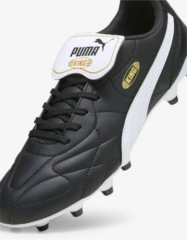 Puma King Top Fg-Ag Voetbalschoenen Zwart Heren