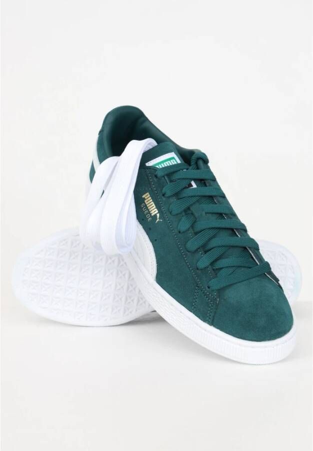 Puma Klassieke Suede Groene Heren Sneakers Green Heren