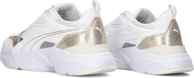 Puma Lage sneakers Cassia wit goud White Dames