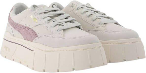 Puma Mayze Stack -manden in beige leer Beige Dames