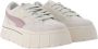 PUMA Mayze Stack Premium (W) Dames Platform Sneakers Schoenen Wit 384421 - Thumbnail 7