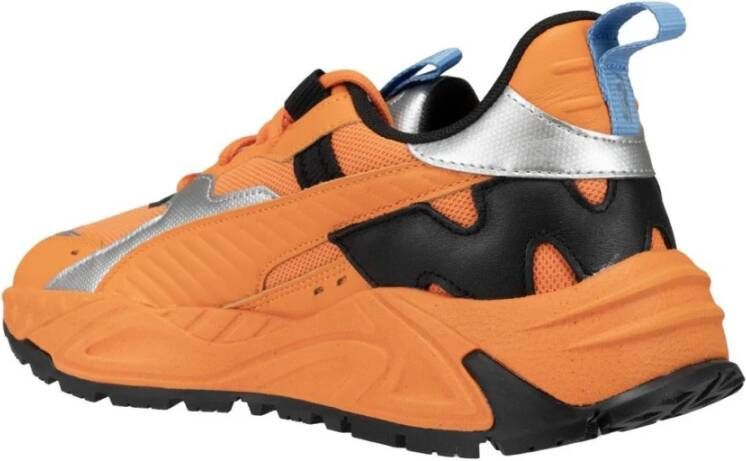 Puma Mesh Leren Sneakers Rs-Trck MU Orange Heren