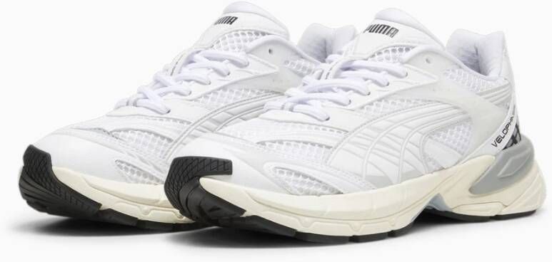 Puma Mesh Sneakers Velophasis Wit White Heren