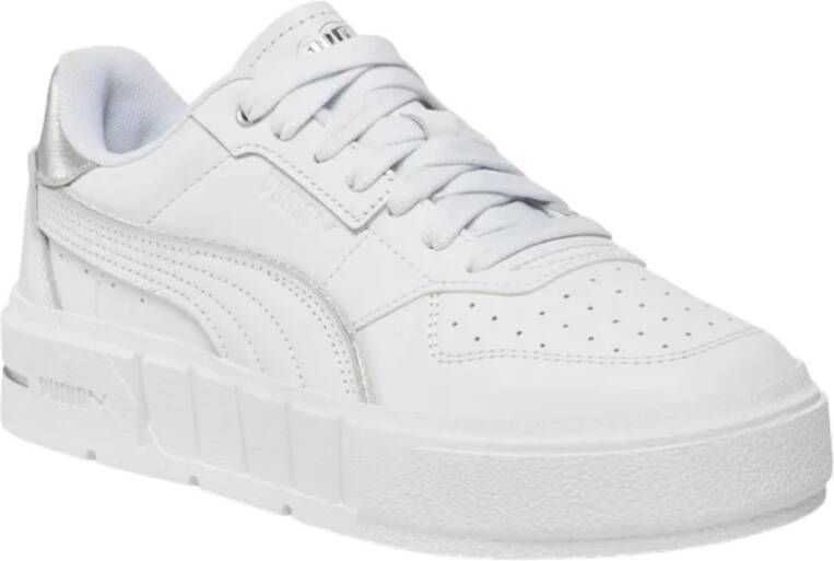 Puma Metallic Court Sneakers voor Vrouwen White Dames