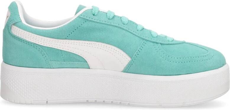 Puma Palermo High Top Mint White Sneakers Green Dames