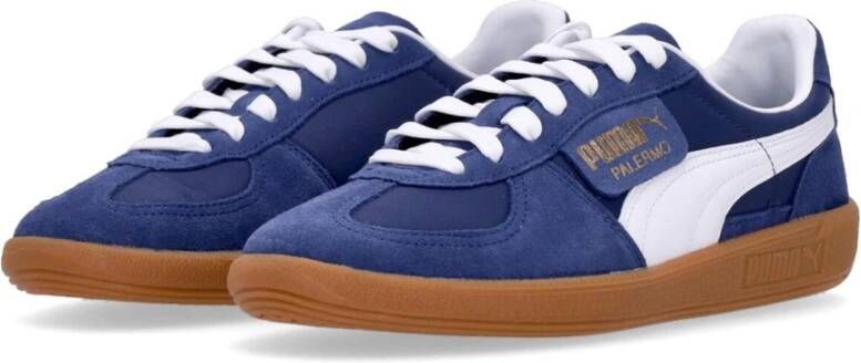 Puma Palermo Lage Schoen Navy Wit Blue Heren