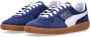 Puma Palermo Lage Schoen Navy Wit Blue Heren - Thumbnail 3