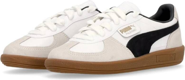 Puma Palermo Lage Schoen Wit Grijs Gum White Heren