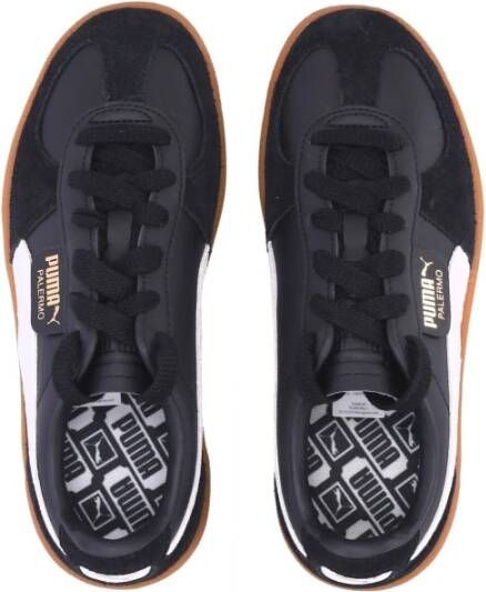 Puma Palermo Lage Schoen Zwart Grijs Gum Black Heren