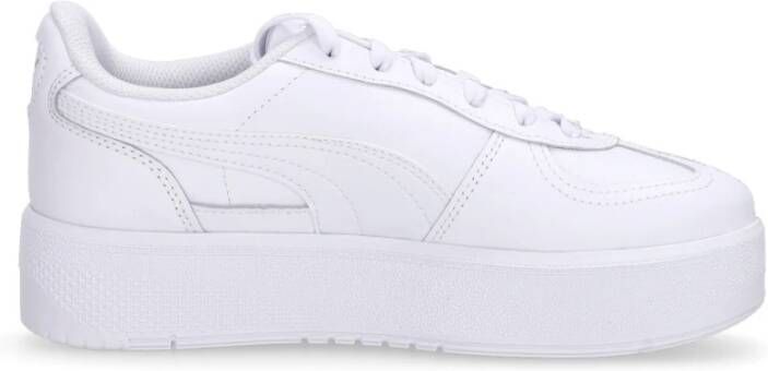 Puma Palermo Lage Veterschoenen Wit White Heren