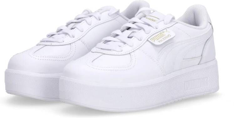 Puma Palermo Lage Veterschoenen Wit White Heren