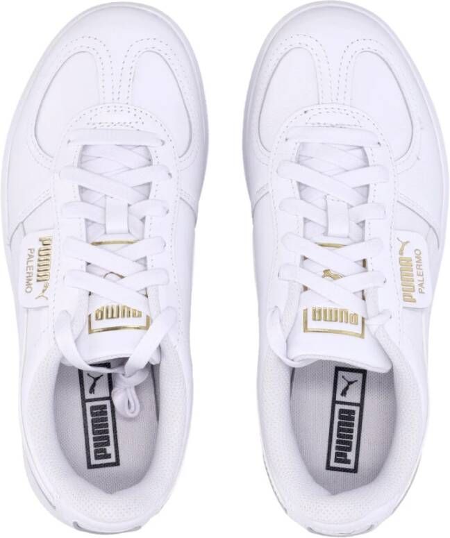 Puma Palermo Lage Veterschoenen Wit White Heren