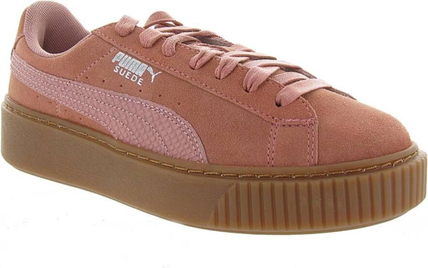 Puma Platform Gum Sneakers Pink Dames