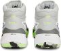 PUMA Playmaker Pro Mid Basketbal Schoenen White Platinum Unisex - Thumbnail 4