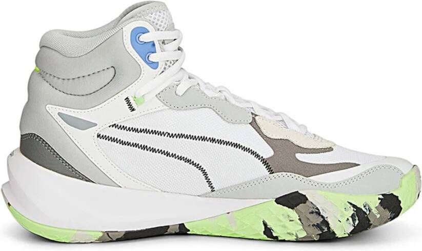 Puma Playmaker Pro Mid Sneakers White Heren