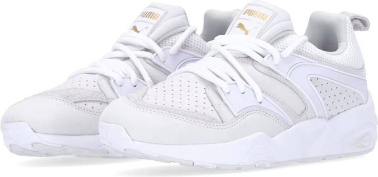 Puma Premium Lage Sneaker Wit Goud White Heren