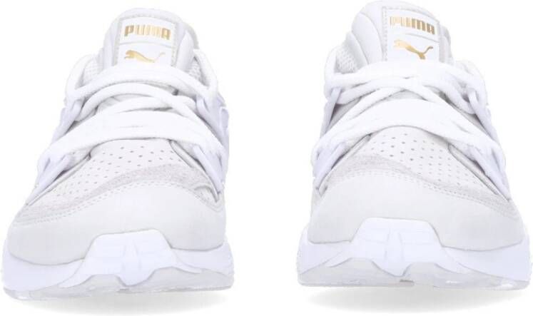 Puma Premium Lage Sneaker Wit Goud White Heren