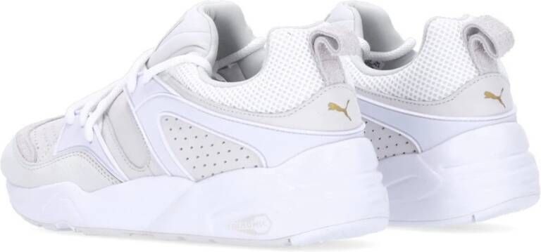 Puma Premium Lage Sneaker Wit Goud White Heren