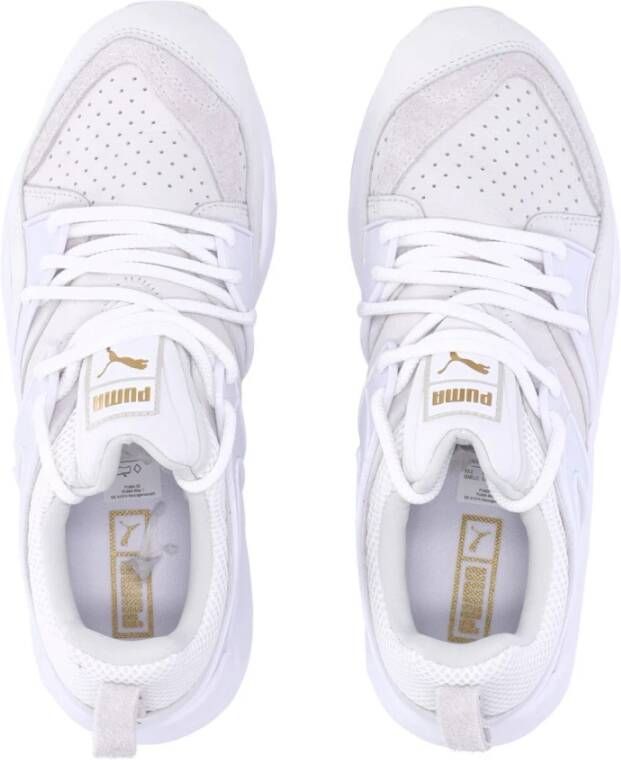 Puma Premium Lage Sneaker Wit Goud White Heren