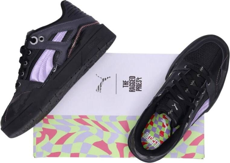 Puma Ragged Priest Zwart Violet Lage Sneaker Black Dames