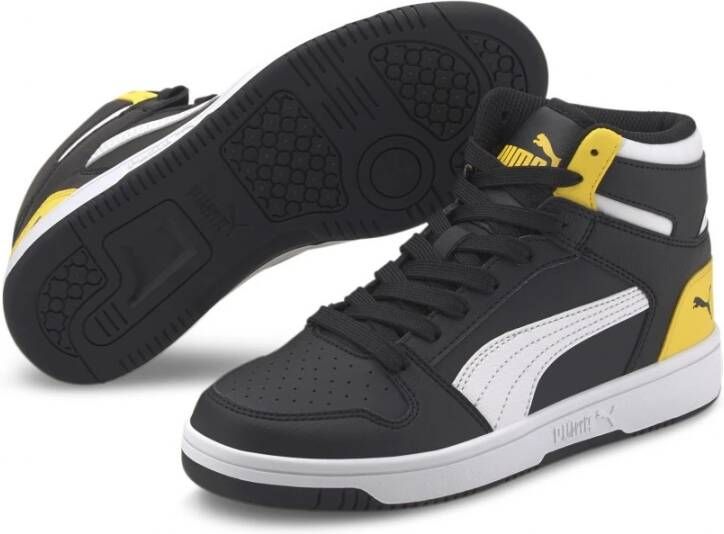 Puma Rebound Layup Sneakers Zwart Wit Multicolor Heren