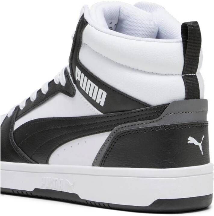 Puma Rebound V6 Schoenen Zwart Wit Black Heren