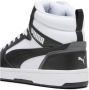 PUMA Rebound v6 Unisex Sneakers White- Black-Shadow Gray- White - Thumbnail 5