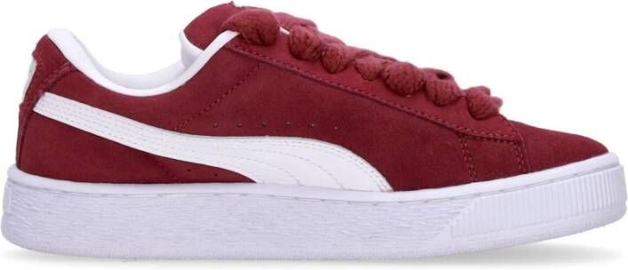 Puma Regal Red White Suède Lage Schoen Red Heren