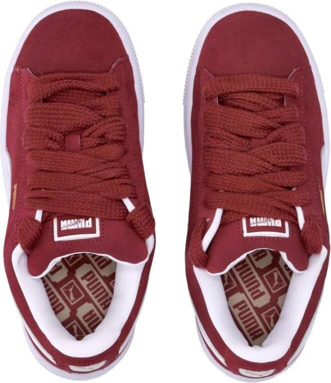 Puma Regal Red White Suède Lage Schoen Red Heren