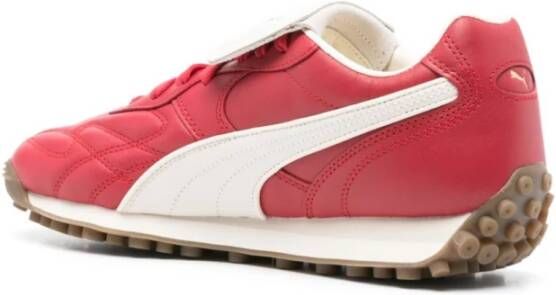 Puma Retro Avanti Leren Sneakers Red Heren