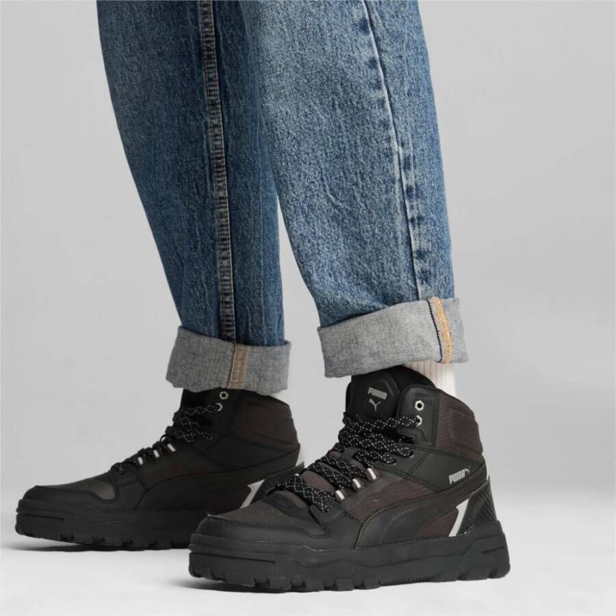 Puma Retro High-top Sneakers Stijl Comfort Black Heren