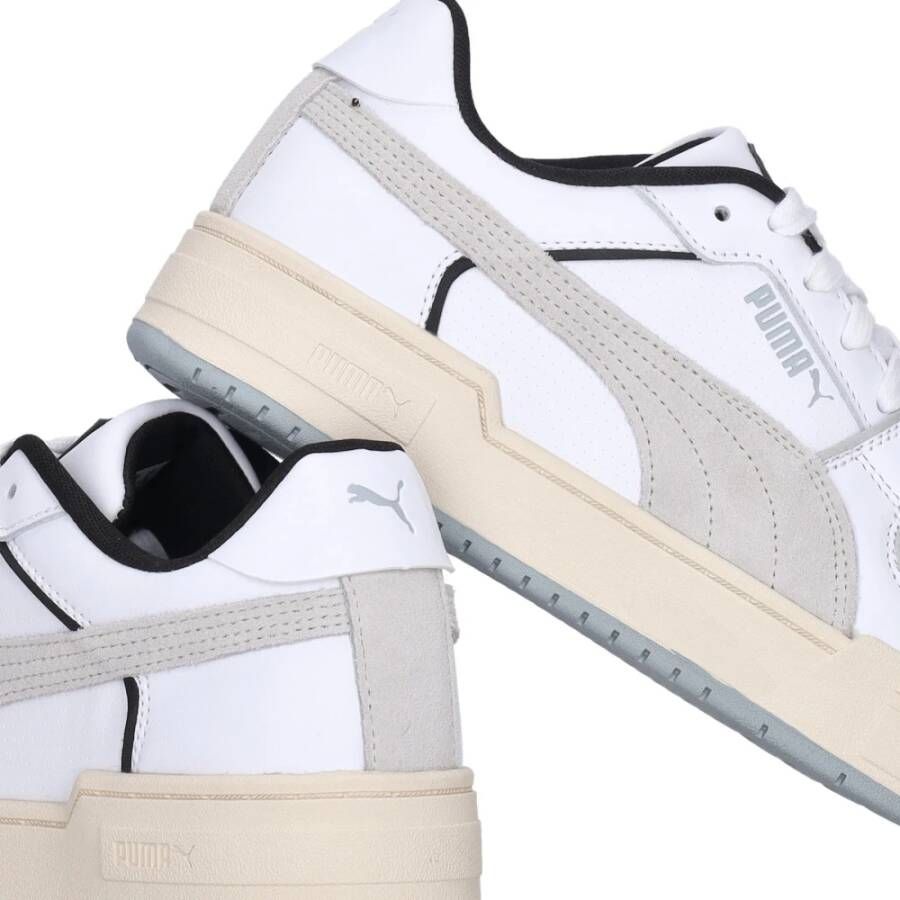 Puma Retro Stijl Wit Grijs Sneakers White Heren