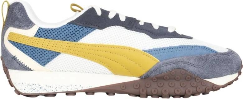 Puma Rider Preppy Sneakers Wit Blauw Geel Multicolor Heren