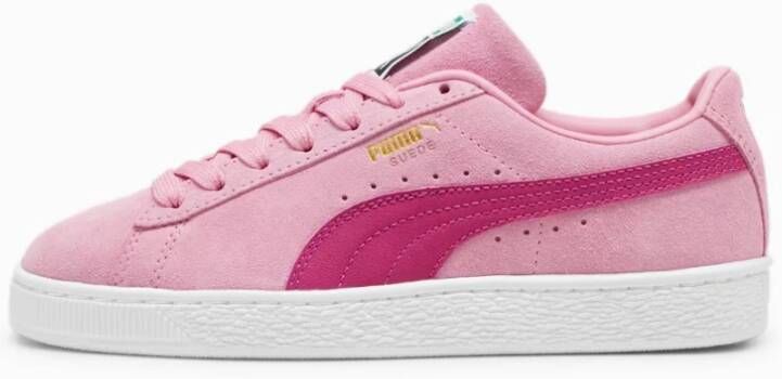 Puma Roze Leren Sneakers Pink Heren