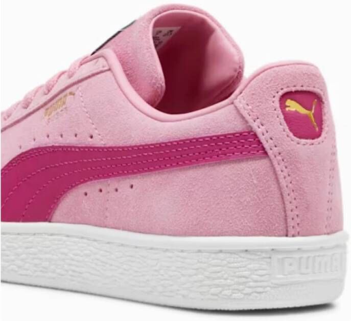 Puma Roze Leren Sneakers Pink Unisex