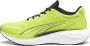 PUMA Scend Pro Unisex Sportschoenen Lime Pow- Black - Thumbnail 4