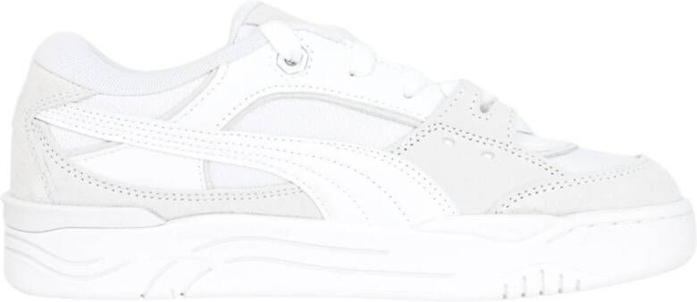 Puma Skater Sneakers Wit Laag Profiel White Dames