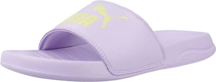 Puma Sliders Purple Dames