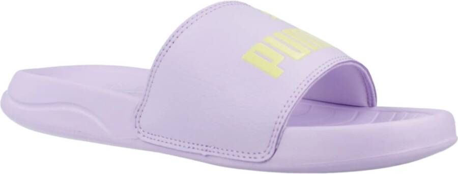 Puma Sliders Purple Dames