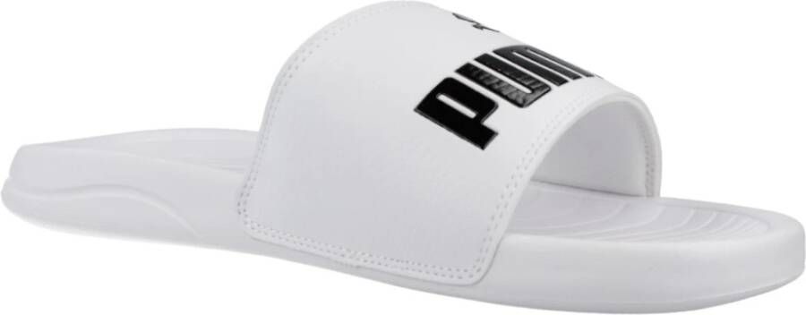 Puma Sliders White Heren