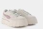 PUMA Mayze Stack Premium (W) Dames Platform Sneakers Schoenen Wit 384421 - Thumbnail 4