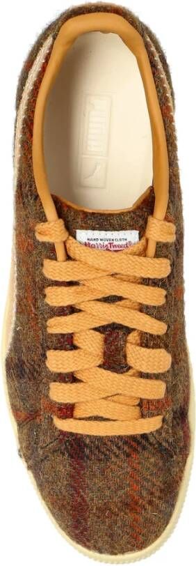 Puma Sneakers Clyde Harris Tweed Brown Dames