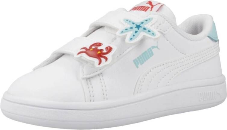 Puma Sneakers met Badges Design White Heren