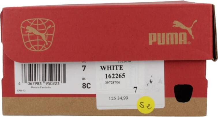 Puma Sneakers met Badges Design White Heren