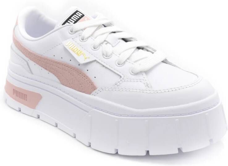 Puma Leren Dames Sneakers Wit Dames