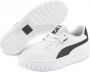 Puma Witte Leren Sneakers met Zwarte Eco-Leren Inzetstukken White Dames - Thumbnail 3